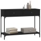 vidaXL Konsolentisch Schwarz 100x34,5x75 cm Holzwerkstoff vidaXL Konsolentisch Schwarz 100x34,5x75 cm Holzwerkstoff