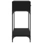 vidaXL Konsolentisch Schwarz 100x34,5x75 cm Holzwerkstoff vidaXL Konsolentisch Schwarz 100x34,5x75 cm Holzwerkstoff