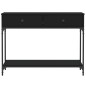 vidaXL Konsolentisch Schwarz 100x34,5x75 cm Holzwerkstoff vidaXL Konsolentisch Schwarz 100x34,5x75 cm Holzwerkstoff