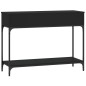 vidaXL Konsolentisch Schwarz 100x34,5x75 cm Holzwerkstoff vidaXL Konsolentisch Schwarz 100x34,5x75 cm Holzwerkstoff