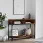 vidaXL Konsolentisch Räuchereiche 100x30,5x75 cm Holzwerkstoff vidaXL Konsolentisch Räuchereiche 100x30,5x75 cm Holzwerkstoff