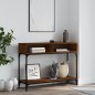 vidaXL Konsolentisch Braun Eichen-Optik 100x30,5x75 cm Holzwerkstoff vidaXL Konsolentisch Braun Eichen-Optik 100x30,5x75 cm Holzwerkstoff