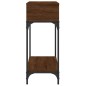 vidaXL Konsolentisch Braun Eichen-Optik 100x30,5x75 cm Holzwerkstoff vidaXL Konsolentisch Braun Eichen-Optik 100x30,5x75 cm Holzwerkstoff
