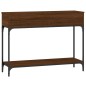 vidaXL Konsolentisch Braun Eichen-Optik 100x30,5x75 cm Holzwerkstoff vidaXL Konsolentisch Braun Eichen-Optik 100x30,5x75 cm Holzwerkstoff