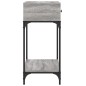 vidaXL Konsolentisch Grau Sonoma 75x34,5x75 cm Holzwerkstoff vidaXL Konsolentisch Grau Sonoma 75x34,5x75 cm Holzwerkstoff