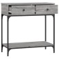 vidaXL Konsolentisch Grau Sonoma 75x34,5x75 cm Holzwerkstoff vidaXL Konsolentisch Grau Sonoma 75x34,5x75 cm Holzwerkstoff