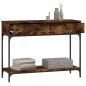 vidaXL Konsolentisch Räuchereiche 100x34,5x75 cm Holzwerkstoff vidaXL Konsolentisch Räuchereiche 100x34,5x75 cm Holzwerkstoff
