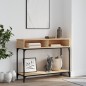 vidaXL Konsolentisch Sonoma-Eiche 100x30,5x75 cm Holzwerkstoff vidaXL Konsolentisch Sonoma-Eiche 100x30,5x75 cm Holzwerkstoff