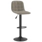 Barhocker 2 Stk. Hellgrau Samt Barhocker 2 Stk. Hellgrau Samt