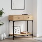 vidaXL Konsolentisch Sonoma-Eiche 75x34,5x75 cm Holzwerkstoff vidaXL Konsolentisch Sonoma-Eiche 75x34,5x75 cm Holzwerkstoff