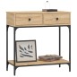 vidaXL Konsolentisch Sonoma-Eiche 75x34,5x75 cm Holzwerkstoff vidaXL Konsolentisch Sonoma-Eiche 75x34,5x75 cm Holzwerkstoff