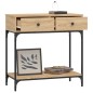 vidaXL Konsolentisch Sonoma-Eiche 75x34,5x75 cm Holzwerkstoff vidaXL Konsolentisch Sonoma-Eiche 75x34,5x75 cm Holzwerkstoff