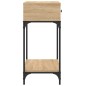 vidaXL Konsolentisch Sonoma-Eiche 75x34,5x75 cm Holzwerkstoff vidaXL Konsolentisch Sonoma-Eiche 75x34,5x75 cm Holzwerkstoff