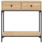 vidaXL Konsolentisch Sonoma-Eiche 75x34,5x75 cm Holzwerkstoff vidaXL Konsolentisch Sonoma-Eiche 75x34,5x75 cm Holzwerkstoff
