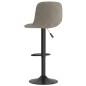 Barhocker 2 Stk. Hellgrau Samt Barhocker 2 Stk. Hellgrau Samt