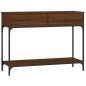 vidaXL Konsolentisch Braun Eichen-Optik 100x34,5x75 cm Holzwerkstoff vidaXL Konsolentisch Braun Eichen-Optik 100x34,5x75 cm Holzwerkstoff