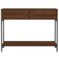 vidaXL Konsolentisch Braun Eichen-Optik 100x34,5x75 cm Holzwerkstoff vidaXL Konsolentisch Braun Eichen-Optik 100x34,5x75 cm Holzwerkstoff