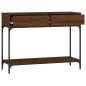 vidaXL Konsolentisch Braun Eichen-Optik 100x34,5x75 cm Holzwerkstoff vidaXL Konsolentisch Braun Eichen-Optik 100x34,5x75 cm Holzwerkstoff