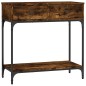 vidaXL Konsolentisch Räuchereiche 75x34,5x75 cm Holzwerkstoff vidaXL Konsolentisch Räuchereiche 75x34,5x75 cm Holzwerkstoff