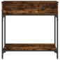 vidaXL Konsolentisch Räuchereiche 75x34,5x75 cm Holzwerkstoff vidaXL Konsolentisch Räuchereiche 75x34,5x75 cm Holzwerkstoff
