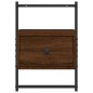 vidaXL Wand-Nachttisch Braun Eiche 35x30x51 cm Holzwerkstoff vidaXL Wand-Nachttisch Braun Eiche 35x30x51 cm Holzwerkstoff
