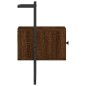 vidaXL Wand-Nachttisch Braun Eiche 35x30x51 cm Holzwerkstoff vidaXL Wand-Nachttisch Braun Eiche 35x30x51 cm Holzwerkstoff