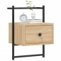 vidaXL Wand-Nachttisch Sonoma-Eiche 35x30x51 cm Holzwerkstoff vidaXL Wand-Nachttisch Sonoma-Eiche 35x30x51 cm Holzwerkstoff