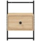 vidaXL Wand-Nachttisch Sonoma-Eiche 35x30x51 cm Holzwerkstoff vidaXL Wand-Nachttisch Sonoma-Eiche 35x30x51 cm Holzwerkstoff