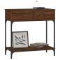 vidaXL Konsolentisch Braun Eichen-Optik 75x34,5x75 cm Holzwerkstoff vidaXL Konsolentisch Braun Eichen-Optik 75x34,5x75 cm Holzwerkstoff