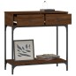 vidaXL Konsolentisch Braun Eichen-Optik 75x34,5x75 cm Holzwerkstoff vidaXL Konsolentisch Braun Eichen-Optik 75x34,5x75 cm Holzwerkstoff