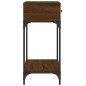vidaXL Konsolentisch Braun Eichen-Optik 75x34,5x75 cm Holzwerkstoff vidaXL Konsolentisch Braun Eichen-Optik 75x34,5x75 cm Holzwerkstoff