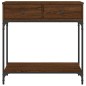 vidaXL Konsolentisch Braun Eichen-Optik 75x34,5x75 cm Holzwerkstoff vidaXL Konsolentisch Braun Eichen-Optik 75x34,5x75 cm Holzwerkstoff
