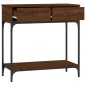 vidaXL Konsolentisch Braun Eichen-Optik 75x34,5x75 cm Holzwerkstoff vidaXL Konsolentisch Braun Eichen-Optik 75x34,5x75 cm Holzwerkstoff