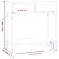 vidaXL Konsolentisch Braun Eichen-Optik 75x34,5x75 cm Holzwerkstoff vidaXL Konsolentisch Braun Eichen-Optik 75x34,5x75 cm Holzwerkstoff