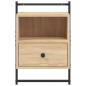 vidaXL Wand-Nachttisch Sonoma-Eiche 40x30x61 cm Holzwerkstoff vidaXL Wand-Nachttisch Sonoma-Eiche 40x30x61 cm Holzwerkstoff