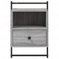 vidaXL Wand-Nachttisch Grau Sonoma 40x30x61 cm Holzwerkstoff vidaXL Wand-Nachttisch Grau Sonoma 40x30x61 cm Holzwerkstoff
