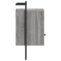 vidaXL Wand-Nachttisch Grau Sonoma 40x30x61 cm Holzwerkstoff vidaXL Wand-Nachttisch Grau Sonoma 40x30x61 cm Holzwerkstoff