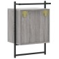 vidaXL Wand-Nachttisch Grau Sonoma 40x30x61 cm Holzwerkstoff vidaXL Wand-Nachttisch Grau Sonoma 40x30x61 cm Holzwerkstoff