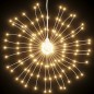 vidaXL Weihnachtsbeleuchtungen Feuerwerk 4 Stk. 140 LEDs Warmweiß 17cm vidaXL Weihnachtsbeleuchtungen Feuerwerk 4 Stk. 140 LEDs Warmweiß 17cm