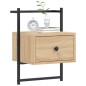 vidaXL Wand-Nachttische 2 Stk. Sonoma-Eiche 35x30x51 cm Holzwerkstoff vidaXL Wand-Nachttische 2 Stk. Sonoma-Eiche 35x30x51 cm Holzwerkstoff