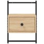 vidaXL Wand-Nachttische 2 Stk. Sonoma-Eiche 35x30x51 cm Holzwerkstoff vidaXL Wand-Nachttische 2 Stk. Sonoma-Eiche 35x30x51 cm Holzwerkstoff