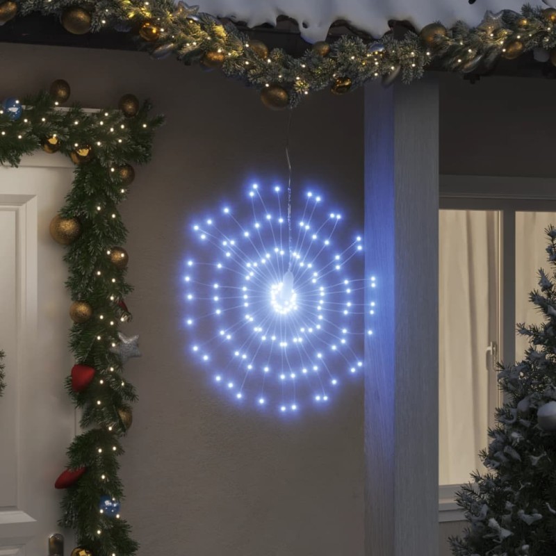 vidaXL Weihnachtsbeleuchtungen Feuerwerk 4 Stk. 140 LEDs Kaltweiß 17cm vidaXL Weihnachtsbeleuchtungen Feuerwerk 4 Stk. 140 LEDs Kaltweiß 17cm