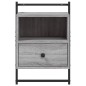vidaXL Wand-Nachttische 2 Stk. Grau Sonoma 40x30x61 cm Holzwerkstoff vidaXL Wand-Nachttische 2 Stk. Grau Sonoma 40x30x61 cm Holzwerkstoff