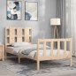 Bettgestell mit Kopfteil 90x190 cm Massivholz Bettgestell mit Kopfteil 90x190 cm Massivholz