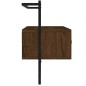 vidaXL TV-Wandschrank Braun Eiche 100,5x30x51 cm Holzwerkstoff vidaXL TV-Wandschrank Braun Eiche 100,5x30x51 cm Holzwerkstoff