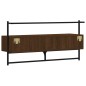 vidaXL TV-Wandschrank Braun Eiche 100,5x30x51 cm Holzwerkstoff vidaXL TV-Wandschrank Braun Eiche 100,5x30x51 cm Holzwerkstoff