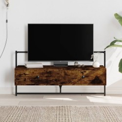 vidaXL TV-Wandschrank Räuchereiche 100,5x30x51 cm Holzwerkstoff