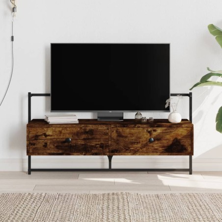 vidaXL TV-Wandschrank Räuchereiche 100,5x30x51 cm Holzwerkstoff