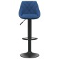 Barhocker 2 Stk. Blau Samt Barhocker 2 Stk. Blau Samt