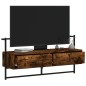 vidaXL TV-Wandschrank Räuchereiche 100,5x30x51 cm Holzwerkstoff vidaXL TV-Wandschrank Räuchereiche 100,5x30x51 cm Holzwerkstoff
